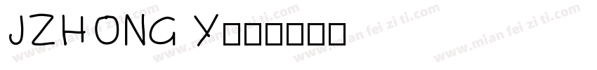 JZHONG Y字体转换